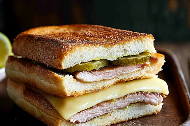 Deliciosos sándwiches cubanos al estilo casero