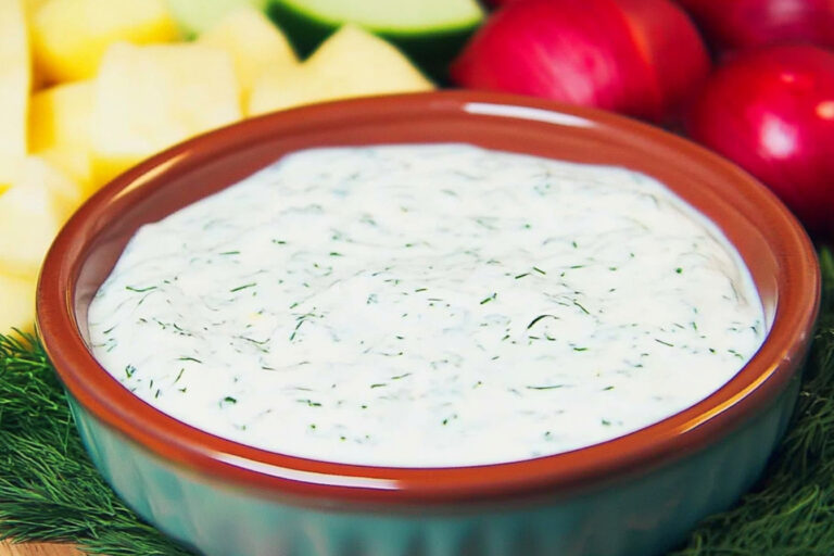 Dip de limón y eneldo irresistible para disfrutar