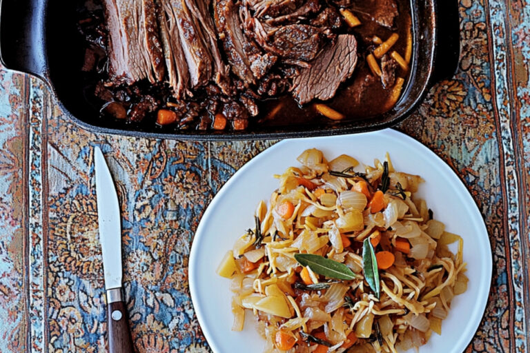 Disfruta del delicioso Stracotto de carne tierna