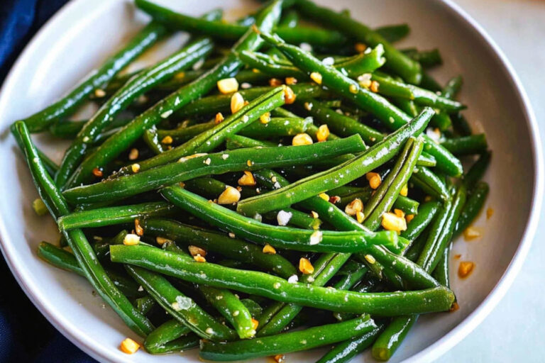 Ejote salteado al ajo: un plato irresistible