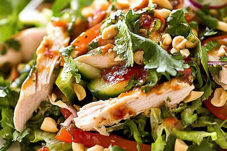 Ensalada Tailandesa de Pollo en 30 Minutos