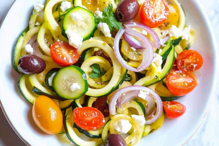 Ensalada de calabacín mediterránea