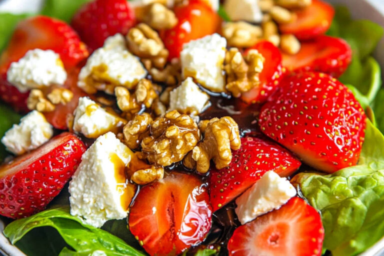 Ensalada de fresa y balsámico