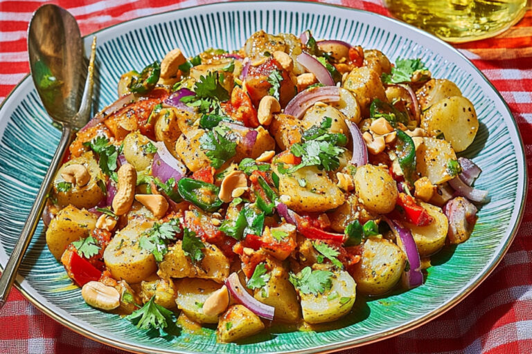 Ensalada de papa estilo chaat