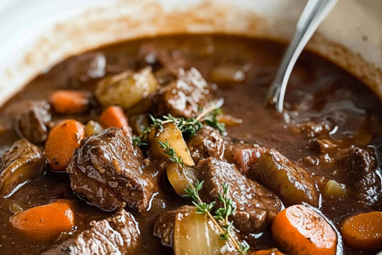 Estofado Irlandés de Carne y Cerveza Guinness