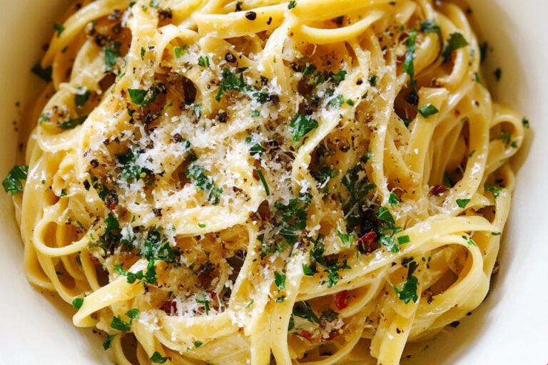 Fideos con mantequilla