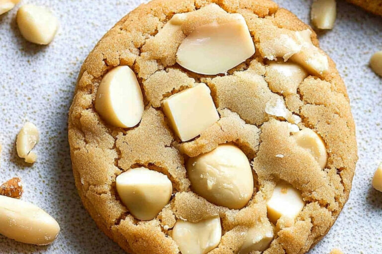 Galletas de chocolate blanco y nuez de macadamia