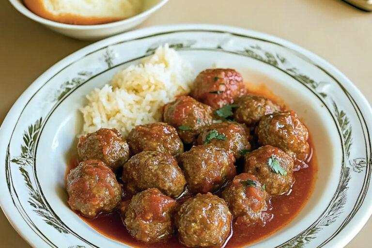 Giouvarlakia de Yiayia con tomate