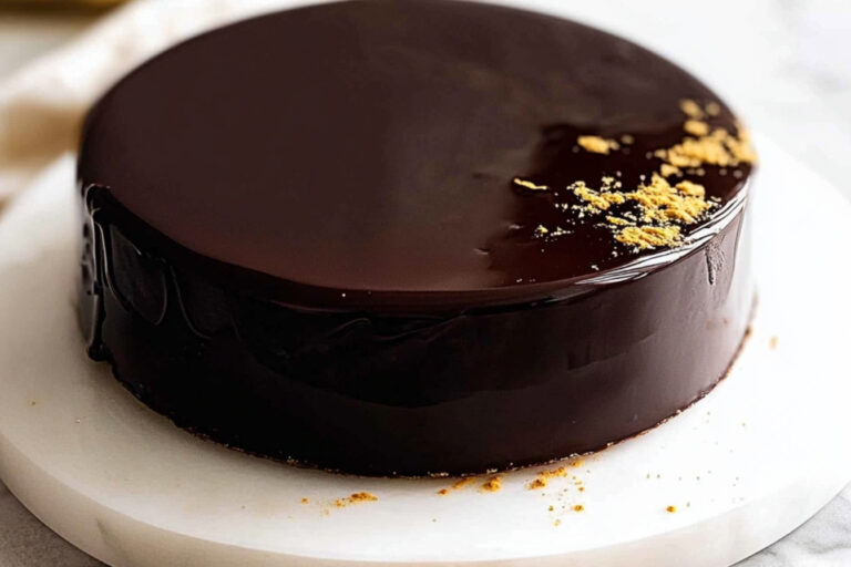Glaseado de chocolate brillante para postres irresistibles