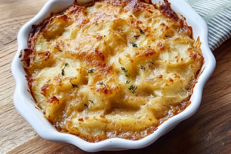 Gratinado de salsa de sobras