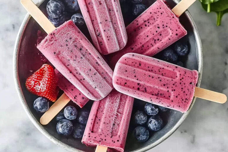 Helados de smoothie súper frescos y saludables