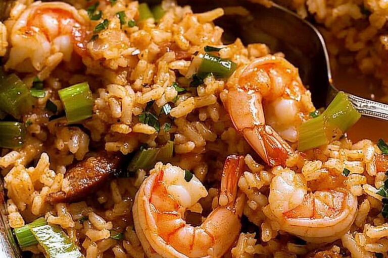 Jambalaya de mariscos y pollo