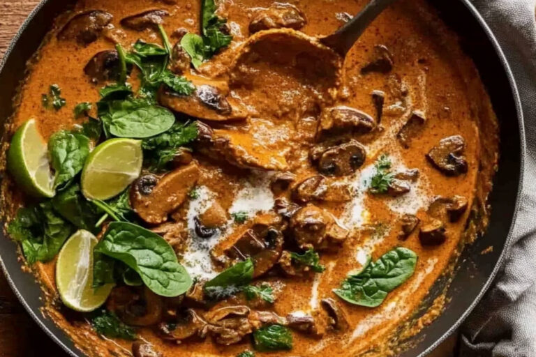 La Última Tendencia en Curry de Champiñones ¡Irresistible!