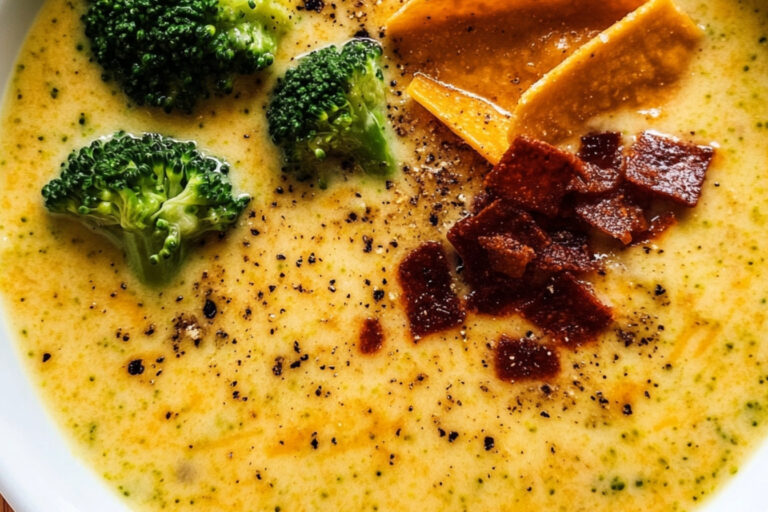 La Última Tendencia en Sopa de Brócoli y Cheddar Irresistible