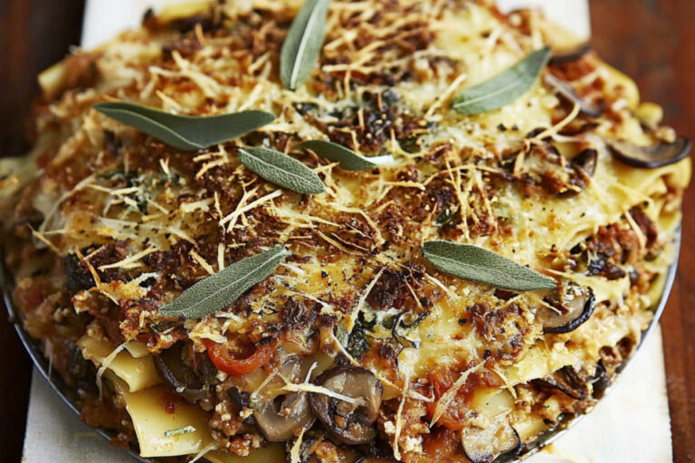 ¡Lasaña vegetariana épica que encanta a todos!