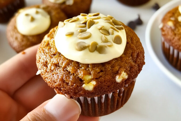 Muffins de Calabaza y Queso Crema Irresistibles