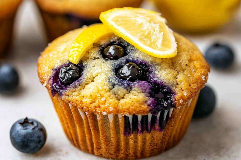 Muffins de limón y arándano irresistibles