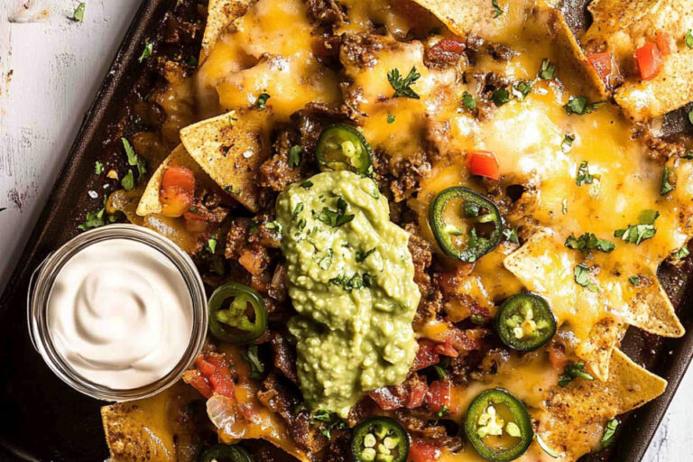 Nachos de carne desmenuzada irresistibles y fáciles