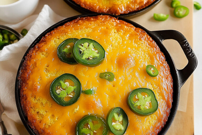 Pan de maíz con jalapeño y queso