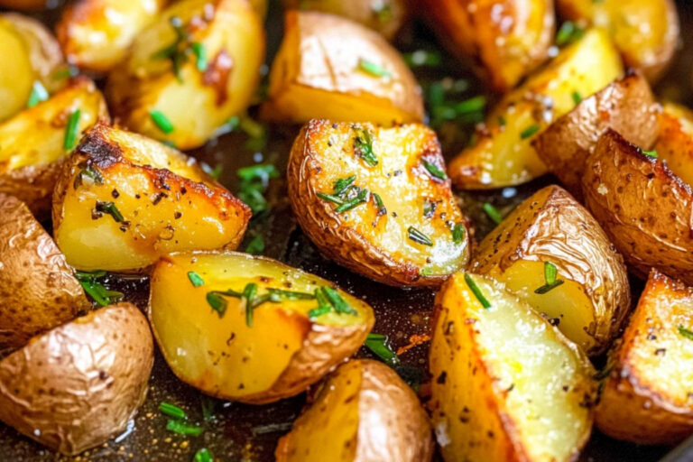 Papas asadas crujientes