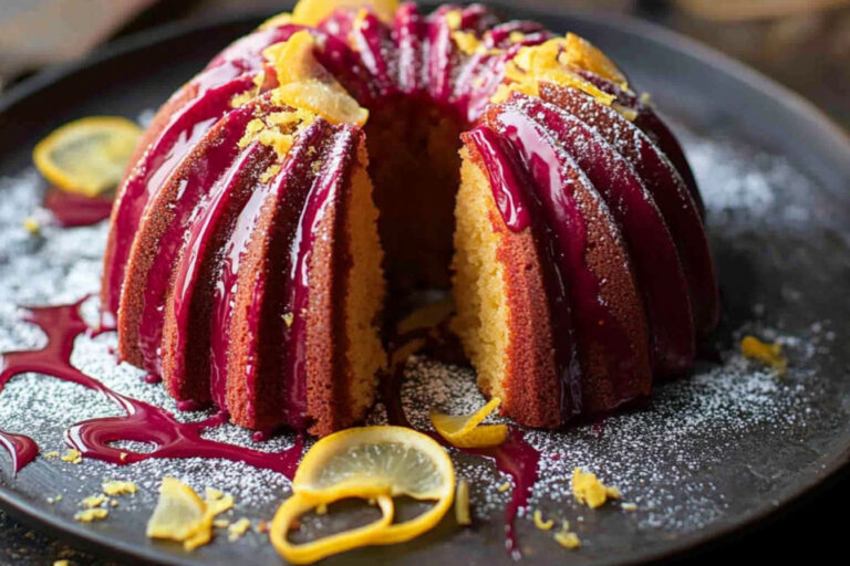 Pastel Bundt de Limón con Glaseado Irresistible