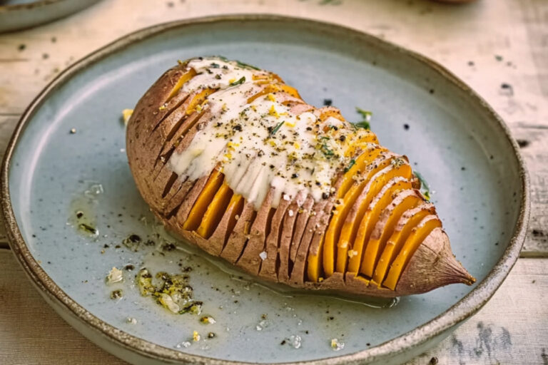 Patatas dulces Hasselback que sorprenden a todos