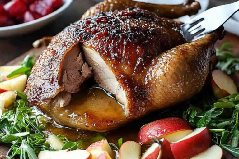 Pato Festivo con Salsa de Sidra