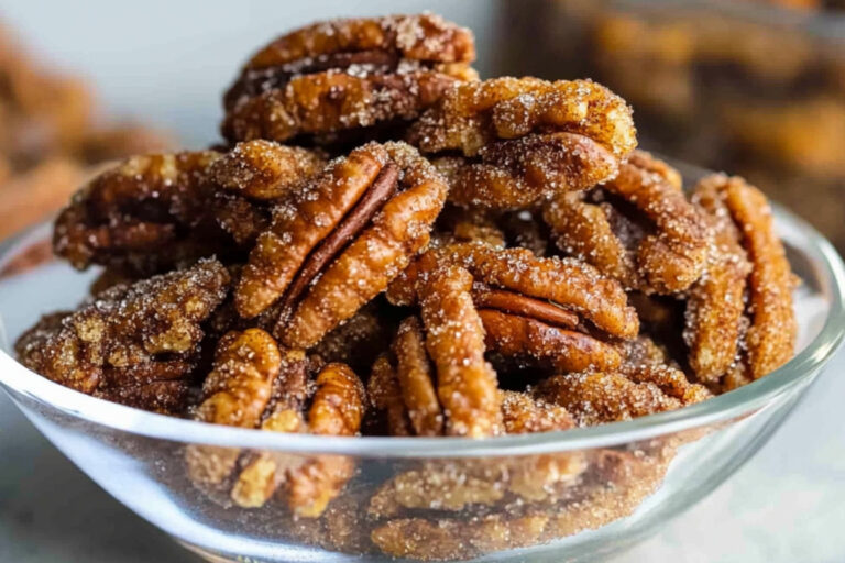 Pecanas glaseadas: el bocado perfecto y dulce