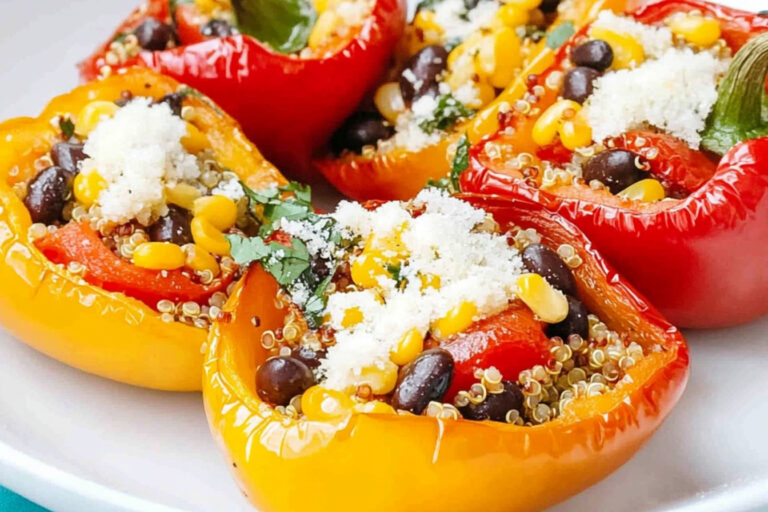 Pimientos Rellenos al Horno: ¡Sabor y Color!