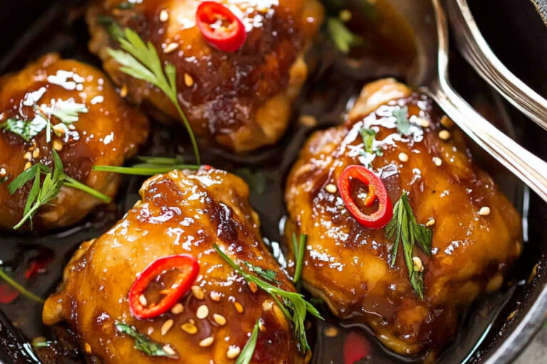 Pollo al caramelo de coco vietnamita fácil y delicioso