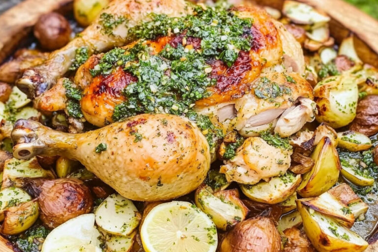 Pollo asado al estilo georgiano irresistible