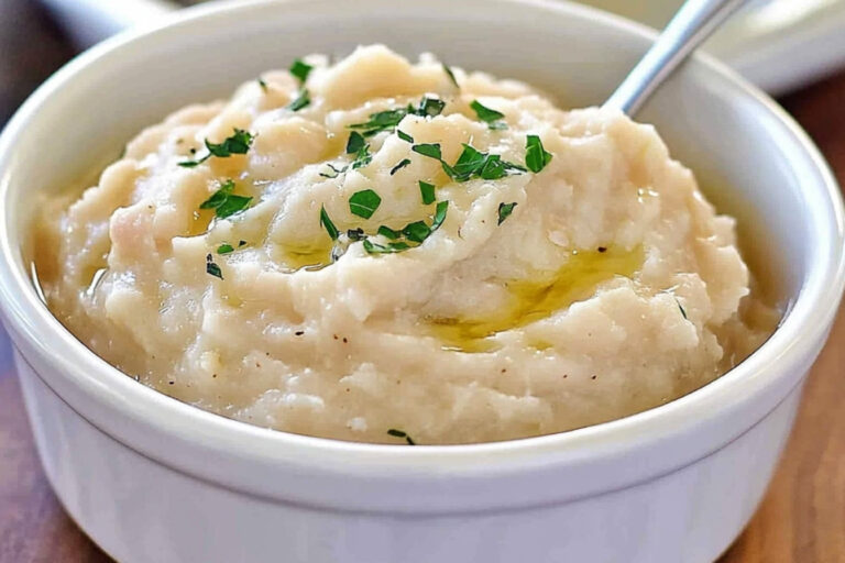 Puré de Alubias Blancas con Ajo Irresistible