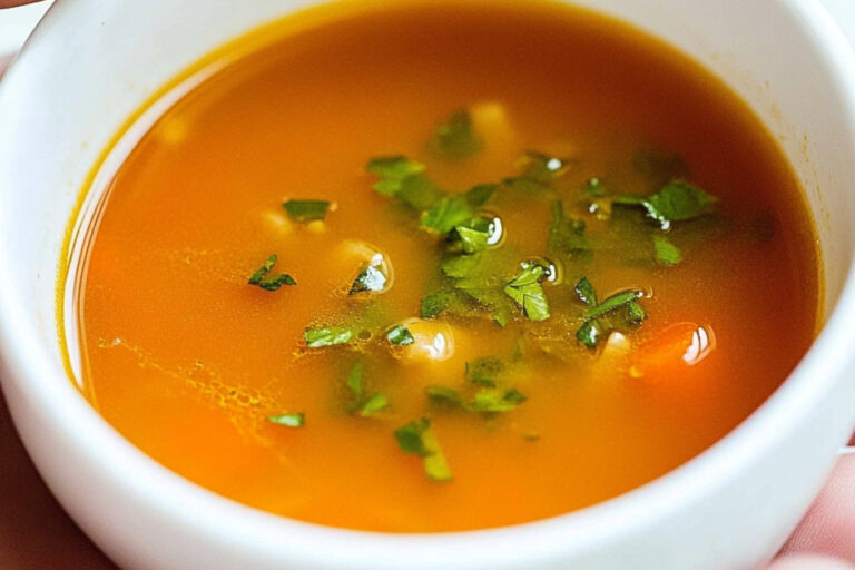 Receta de caldo de verduras casero delicioso