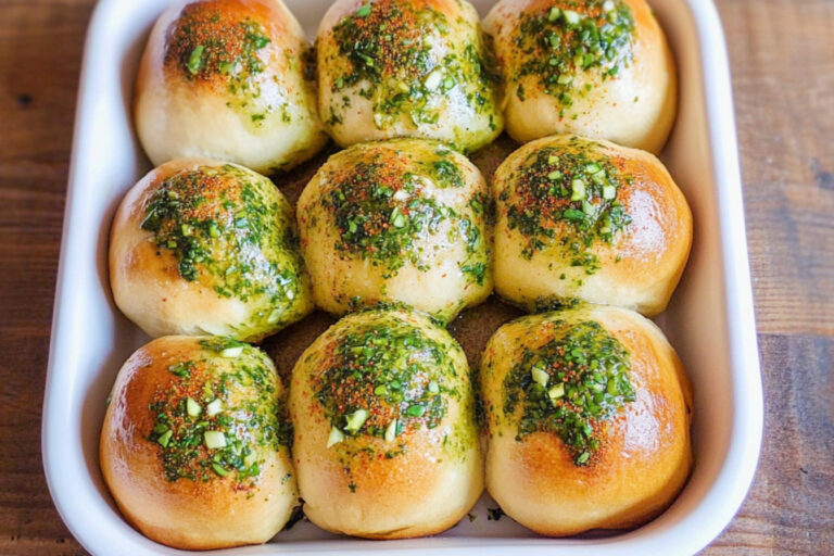 Rollos de ajo y chile para compartir ¡Irresistibles!