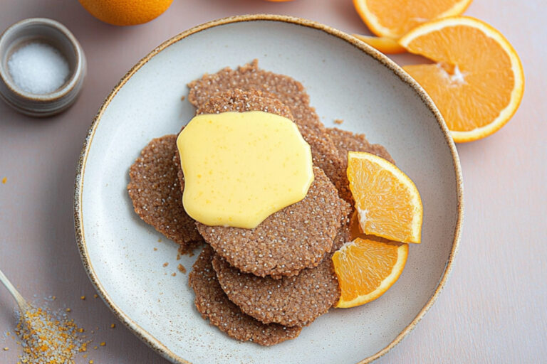 Sablés au sarrasin et orange