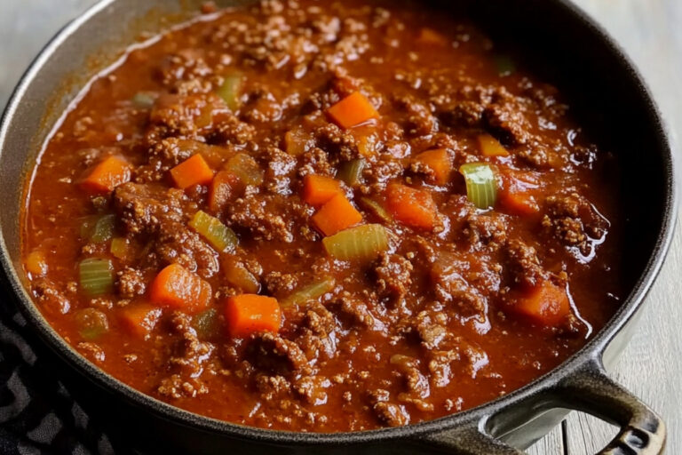 Salsa Boloñesa Casera en 30 Minutos