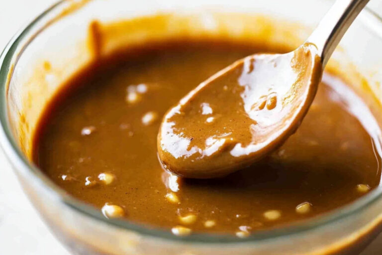 Salsa de cacahuate para salteados deliciosa