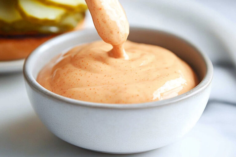 Salsa especial para hamburguesas irresistible y fácil