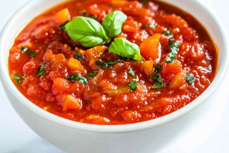 Salsa marinara casera para pasta deliciosa