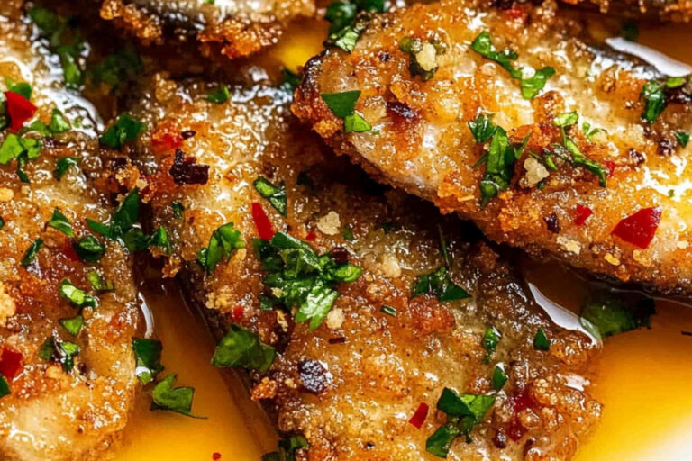 Sardinas a la italiana con costra deliciosa