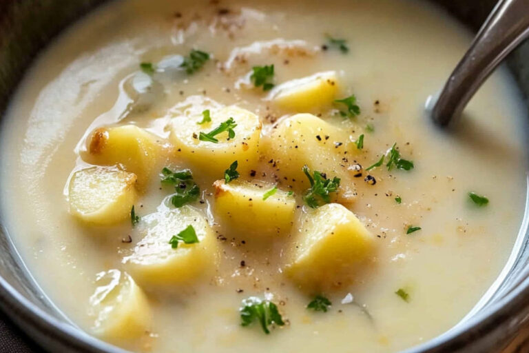 Sopa de puerro y papa: deliciosa y reconfortante