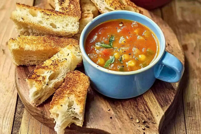 Sopa de tomate deliciosa