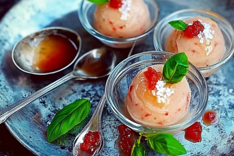 Sorbet de tomate: frescura irresistible y sabor único