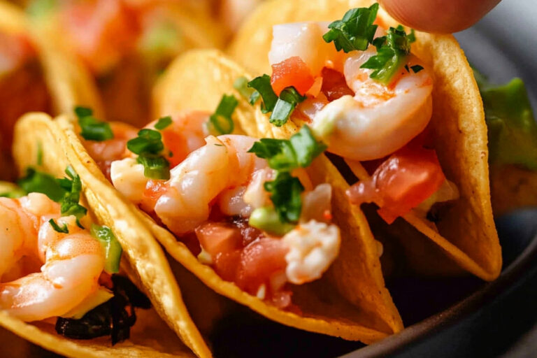 Tacos Mini de Cóctel de Gambas Irresistibles