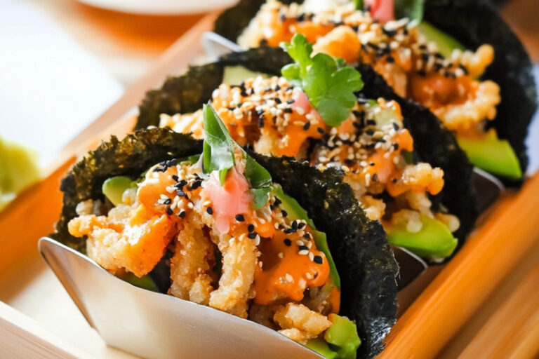 Tacos de sushi