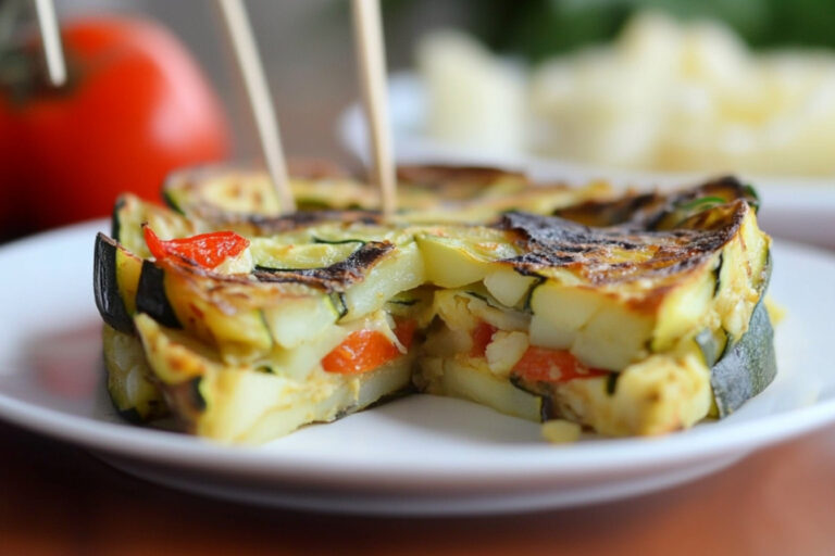 Tortilla de verduras sencilla