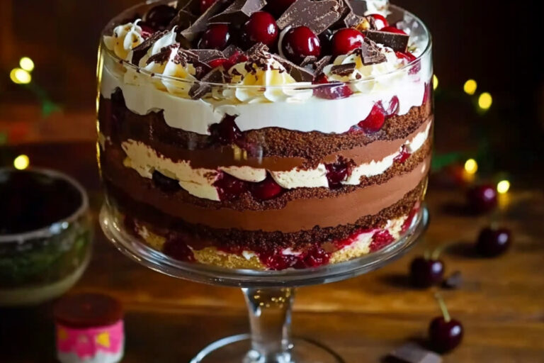 Trifle de Selva Negra: Postre Irresistible y Delicioso