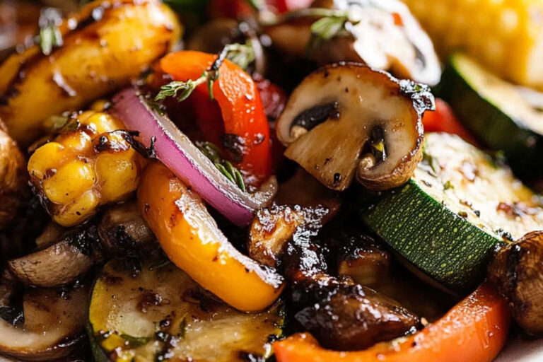 Verduras a la parrilla marinadas irresistibles y saludables