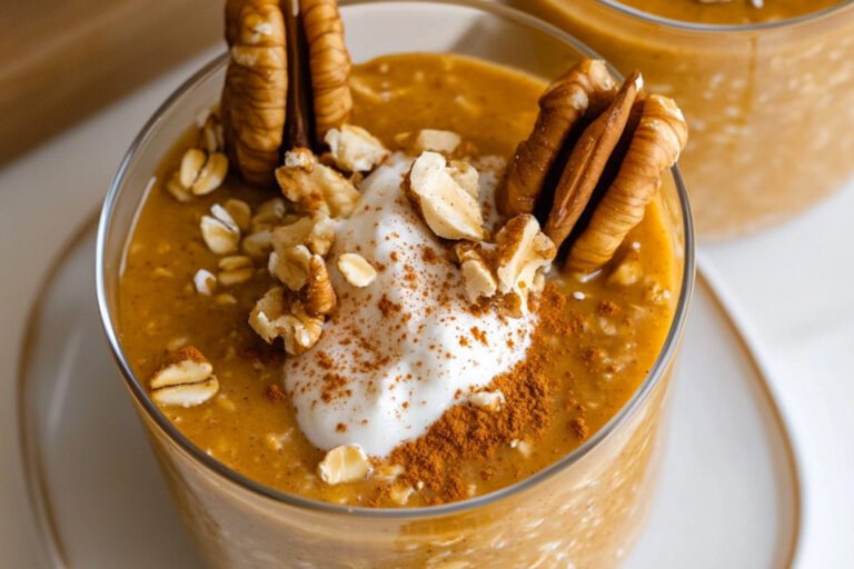Deliciosas avenas nocturnas de calabaza para disfrutar