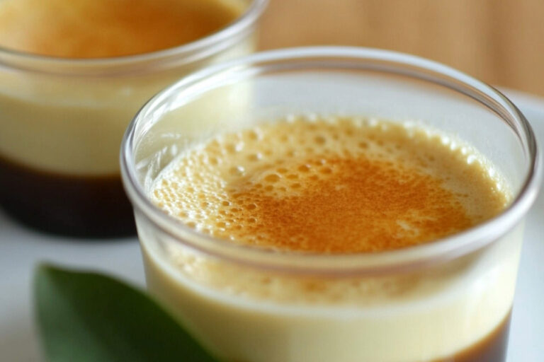Deliciosas cremosas de caramelo al instante